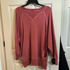 Zenana vintage wash crewneck